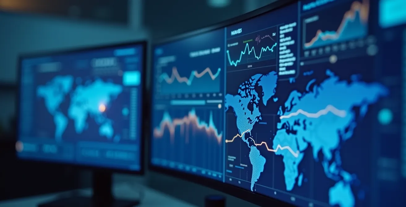 Interface de supervision Teams avec métriques et graphiques de performance